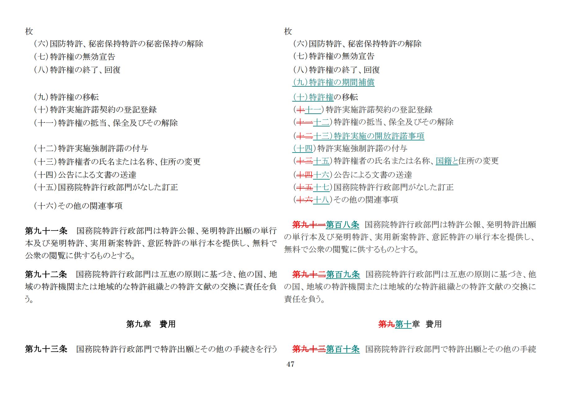 中華人民共和國(guó)専利法実施細(xì)則（新舊対照表） (2024.1)_46.jpg